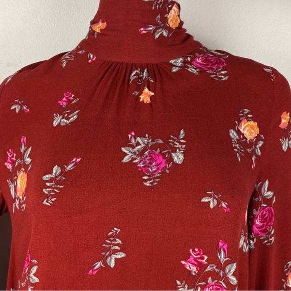 NEW FREE PEOPLE REVOLVE FLORAL PRINT TUNIC MINI DRESS - Picture 3 of 8